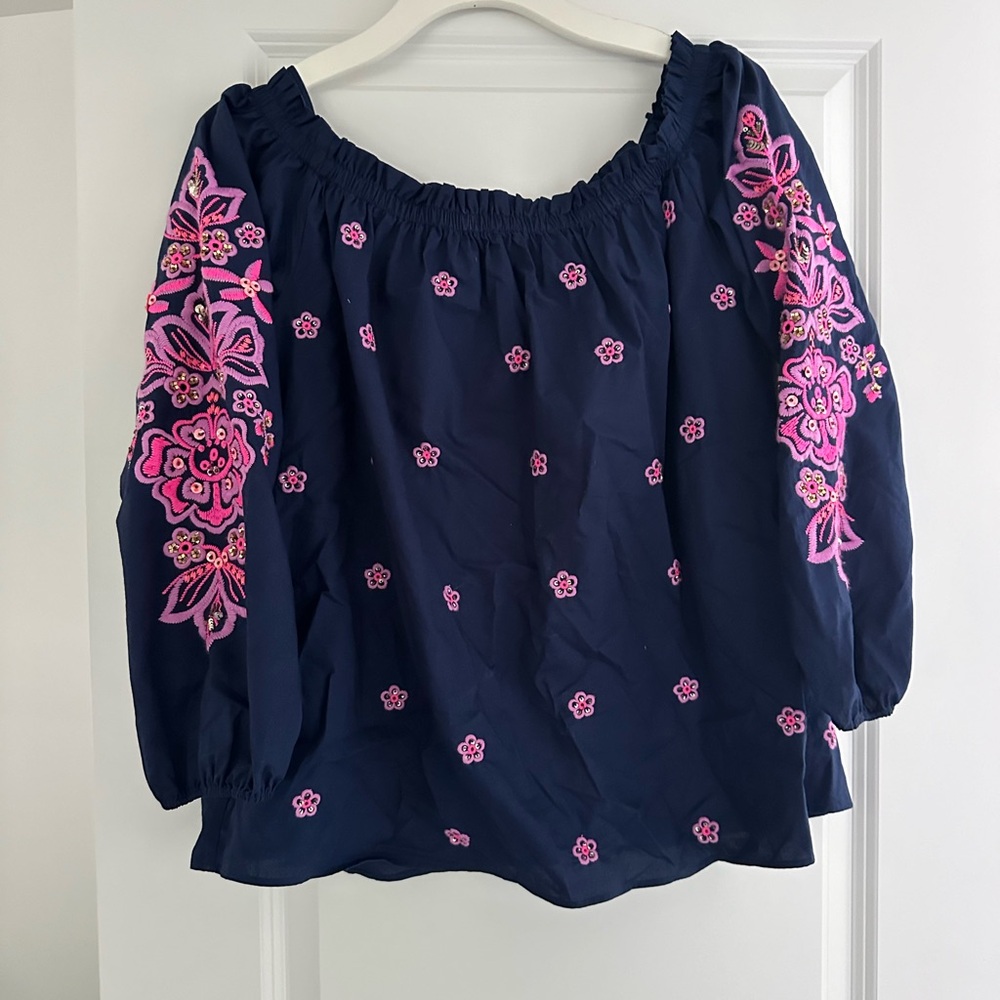 NWOT Lilly Pulitzer Winifred top size L